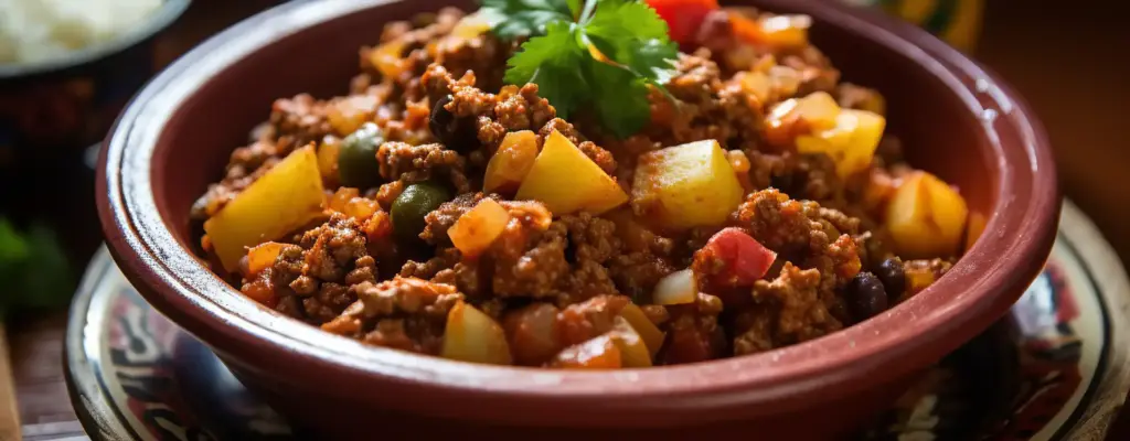 Receta con carne molida