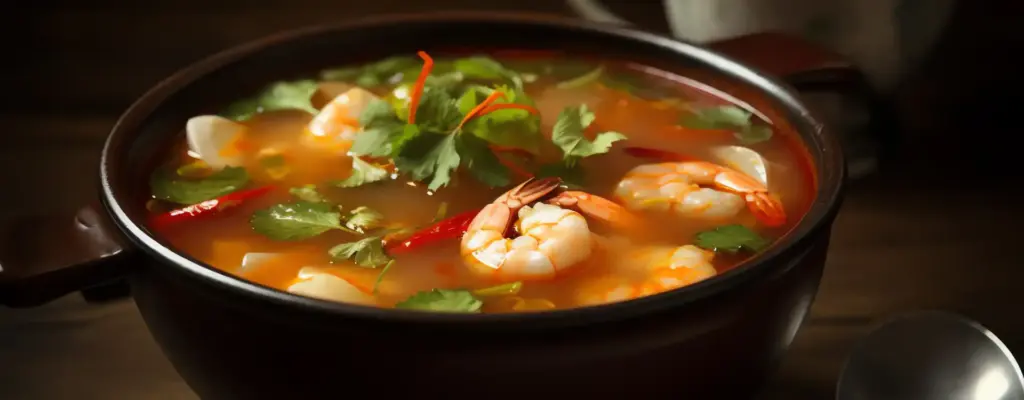 Receta de caldo de camarón