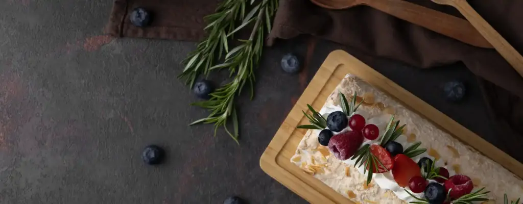 Rollo de queso crema